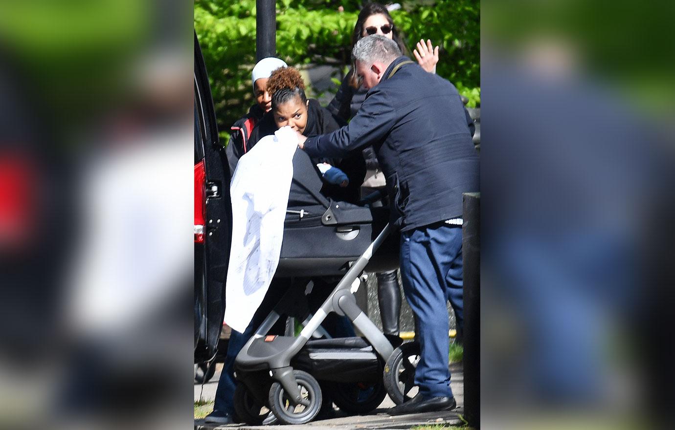 Janet jackson emerges son for first time since giving birth divorce news 06