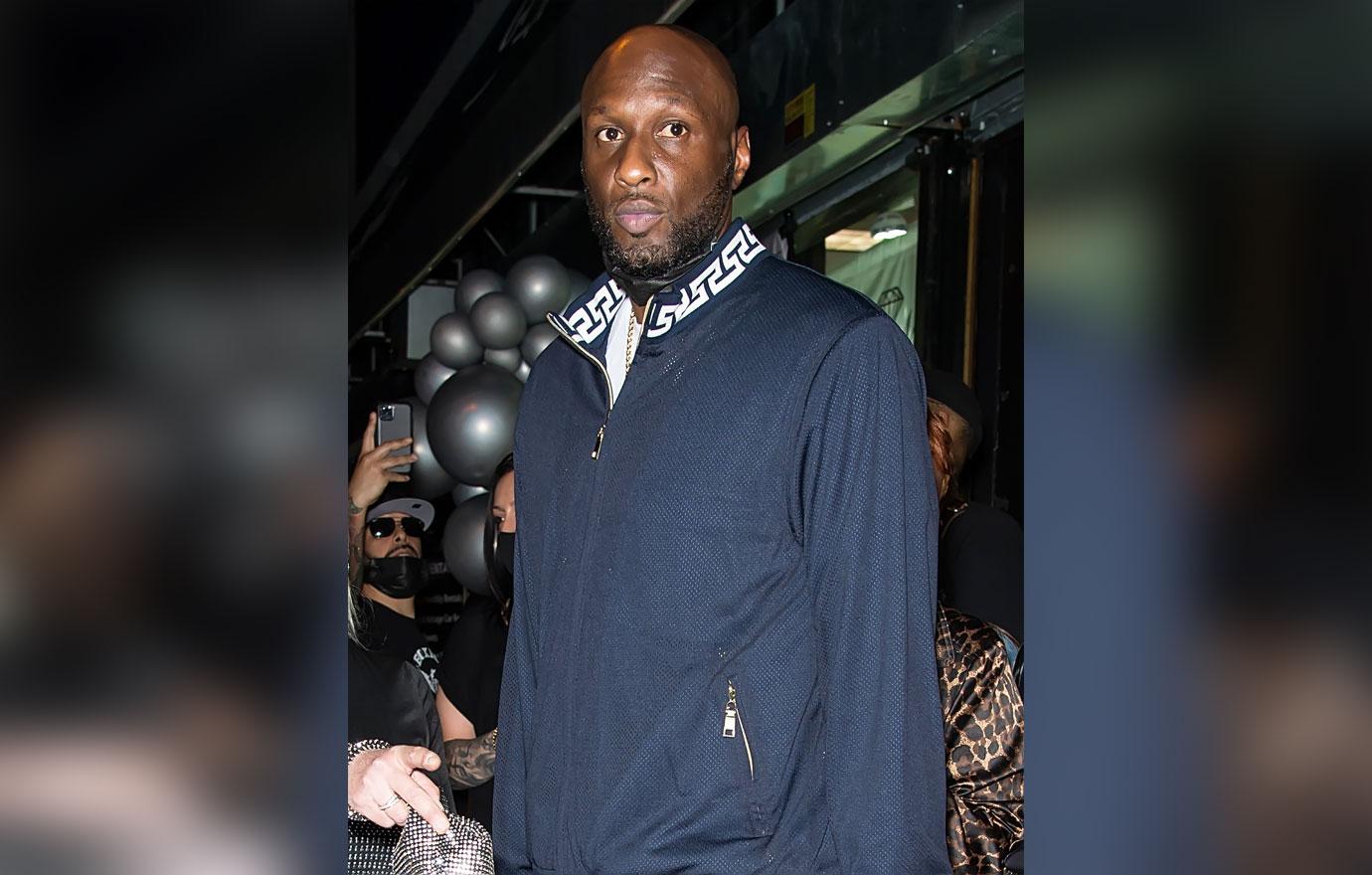 lamar odom cancels show appearance suffering exhaustion dehydration baby mama lawsuit drama ok