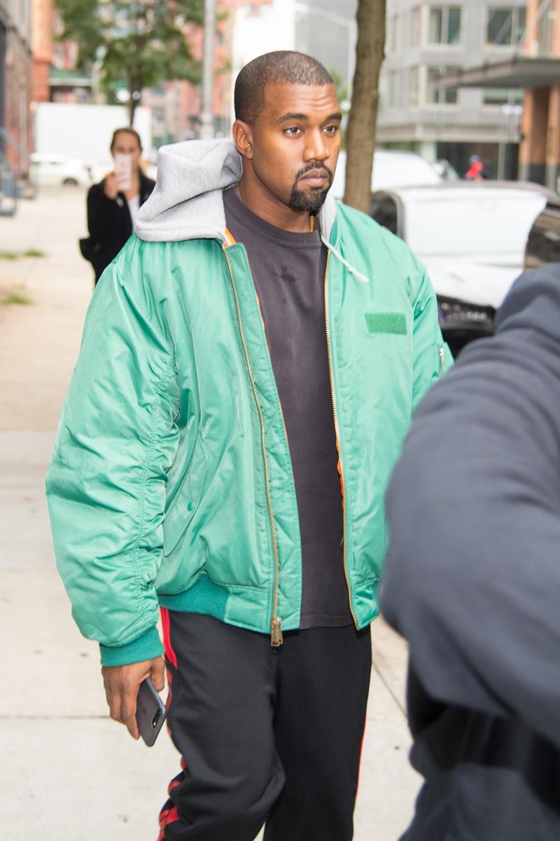 Kanye West Seen Leaving His AirBNB the Morning After Kim Kardashian Robbery In Paris