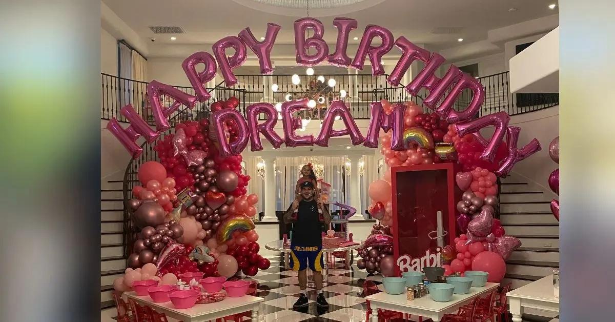 Photo of The dad-of-one co-parents daughter Dream with ex-fiancée Blac Chyna.