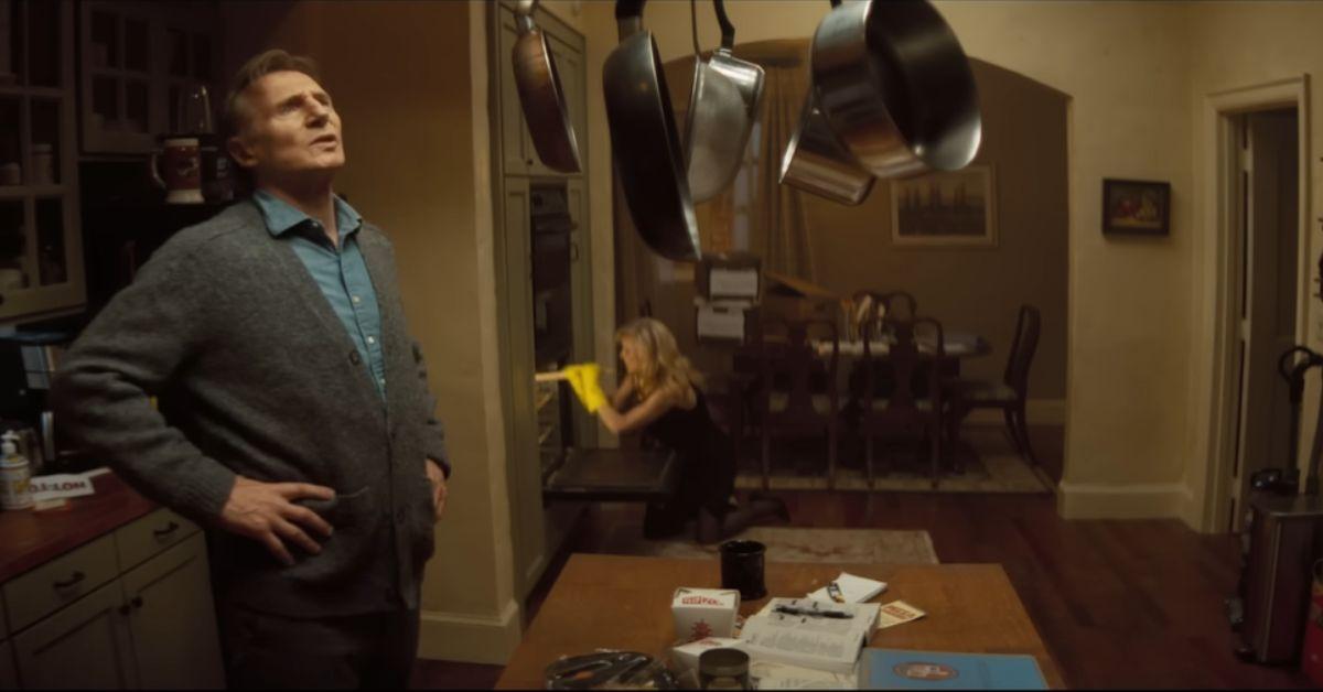 Photo of Liam Neeson and Pamela Anderson
