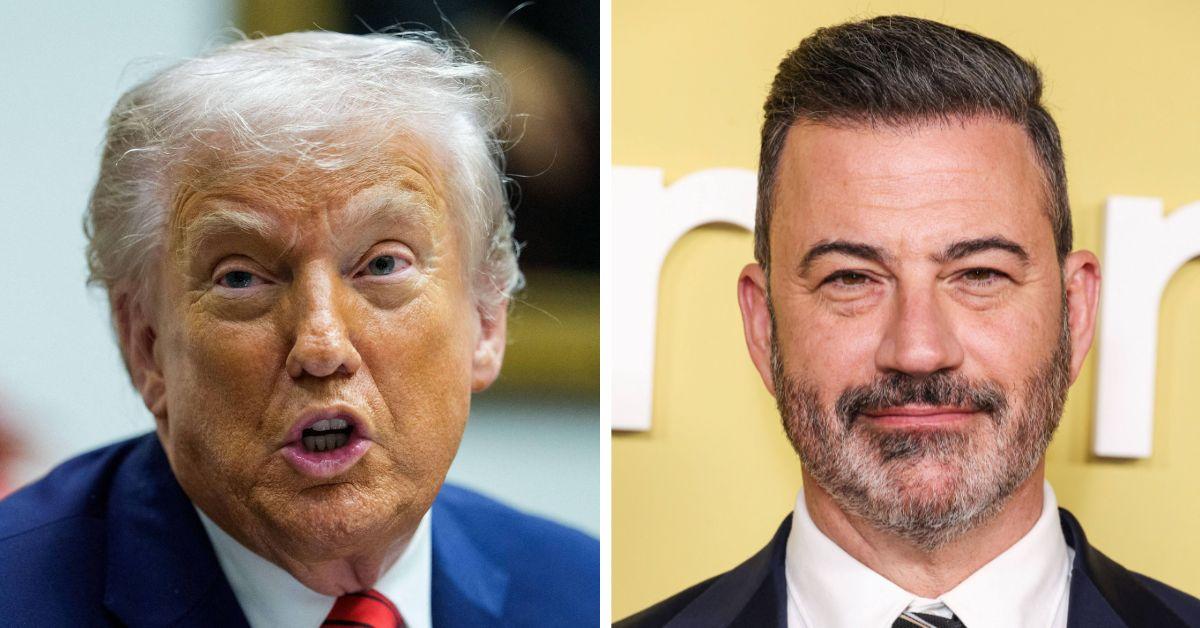 image of President Donald Trump called Jimmy Kimmel 'not so great' when it comes to hosting.