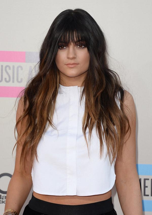 Kylie jenner bangs