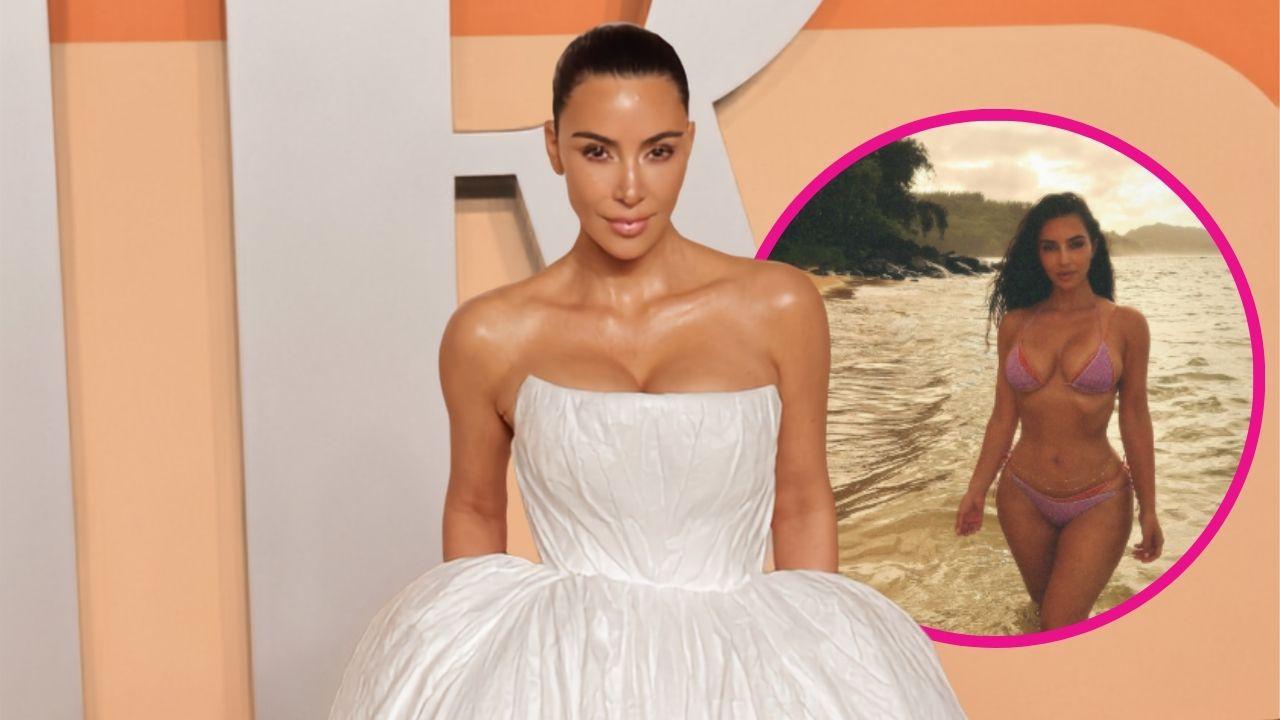 Image of Kim Kardashian shared photos from their trip on her Instagram.