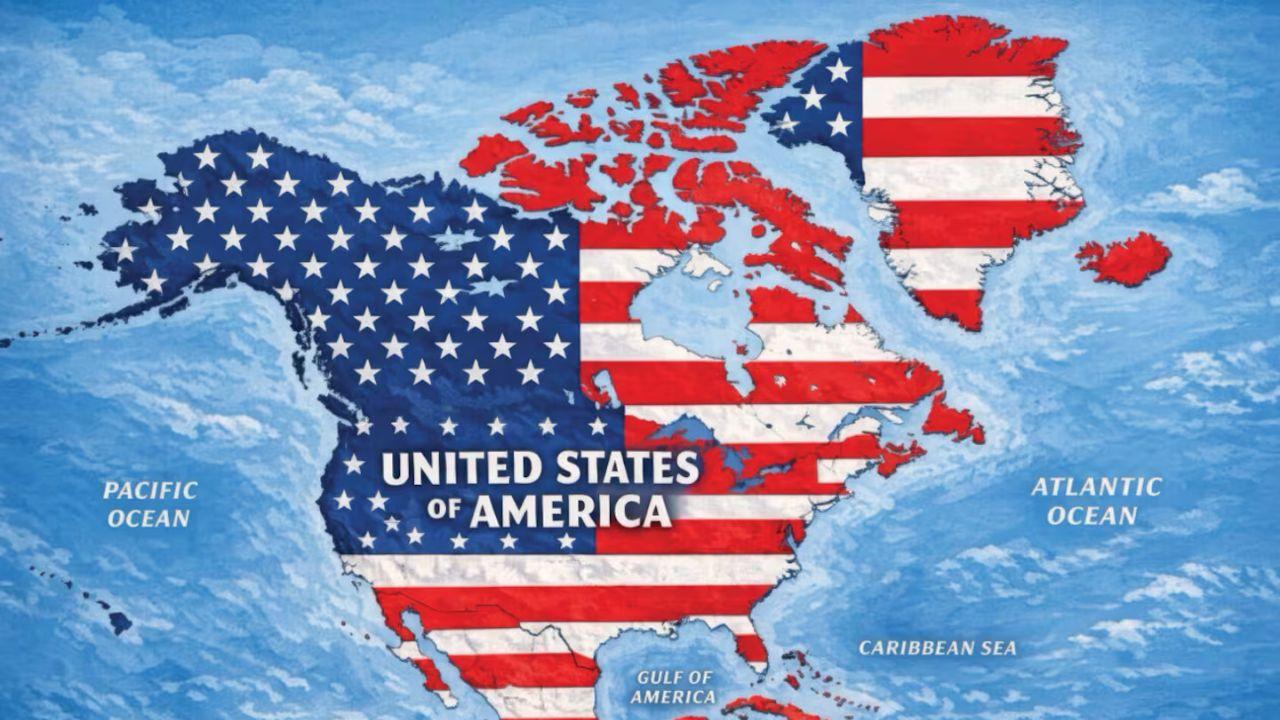 Photo of Trump's map made Iceland part of the U.S. 