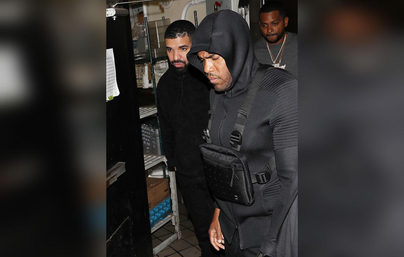 drake celebs attend kendall jenner  tequila party