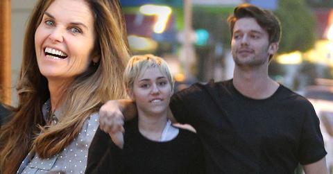 Miley cyrus maria shriver dinner1