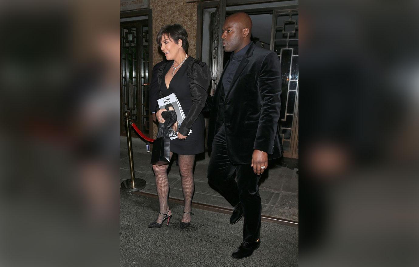 Heating Up! Kris Jenner Has Dinner Date With Rumored Boyfriend Corey Gamble