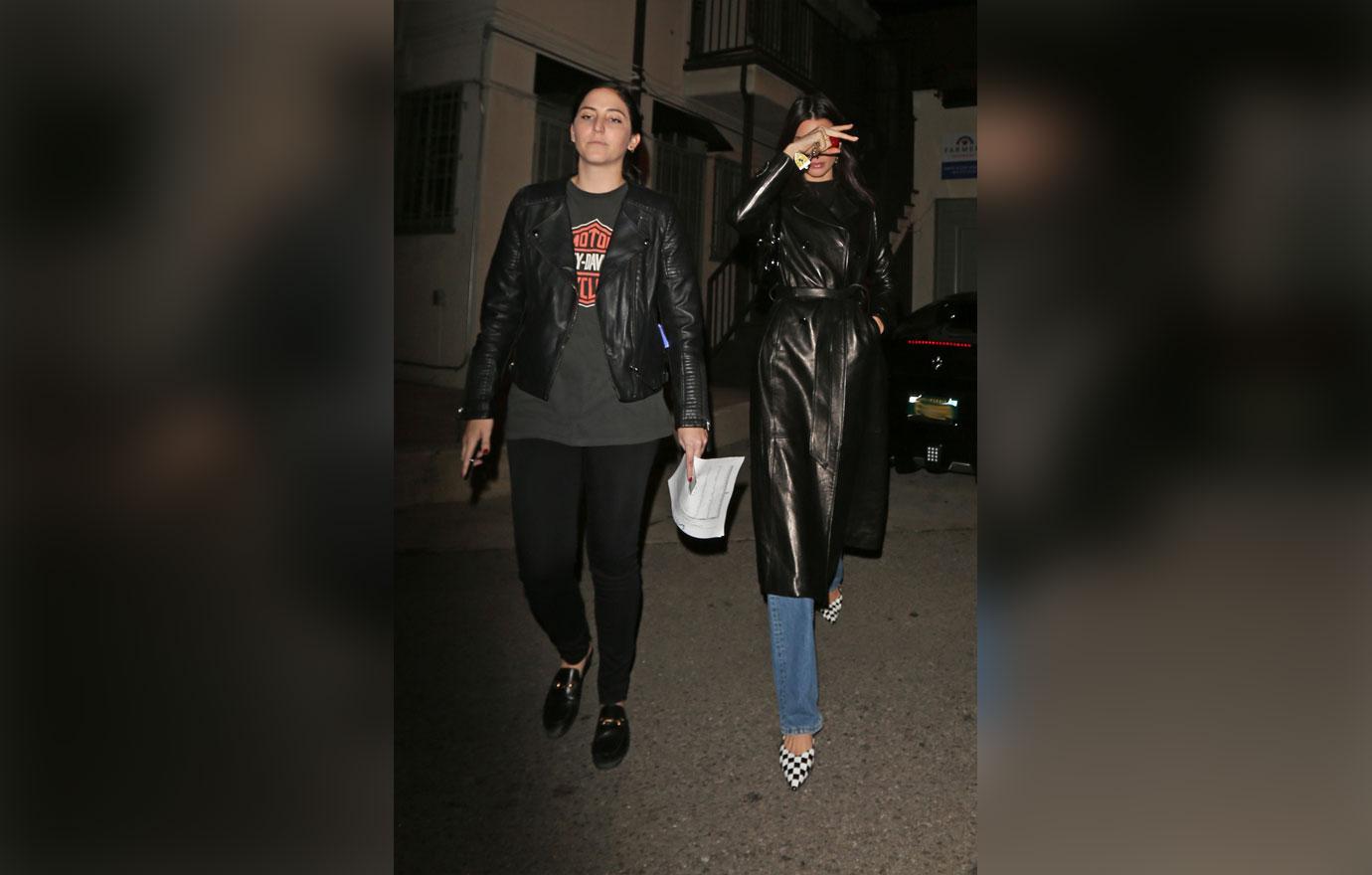 EXCLUSIVE: Kendall Jenner is spotted going to the Troubadour to watch Charlotte Lawrence perform live on stage