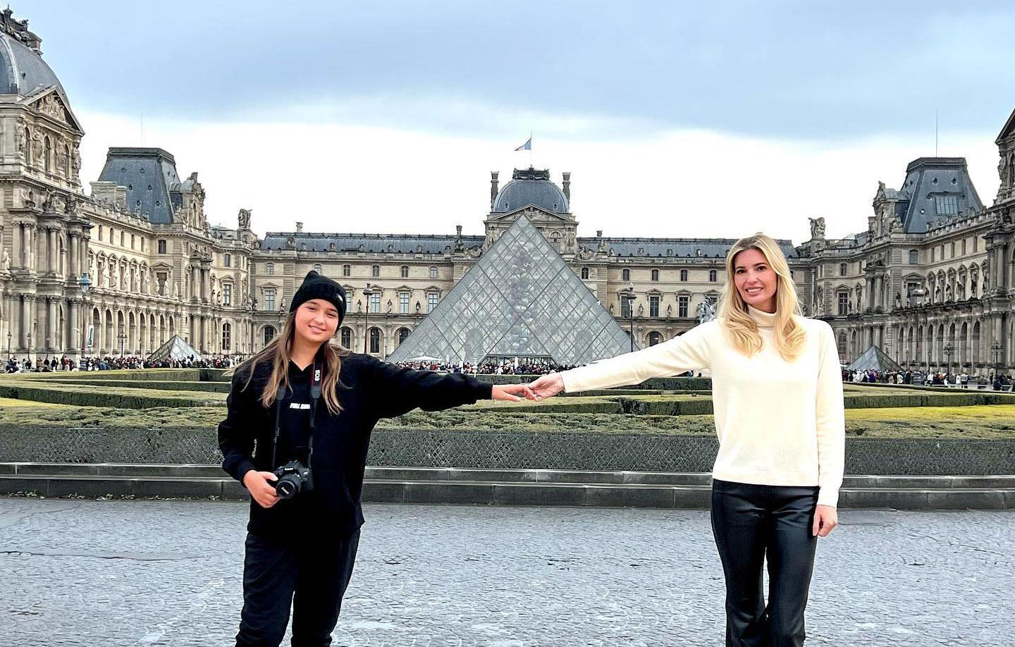 ivanka trump daughter arabella ice skating paris