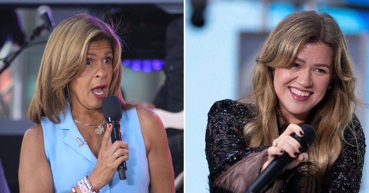 Photo of Hoda Kotb; Kelly Clarkson. 