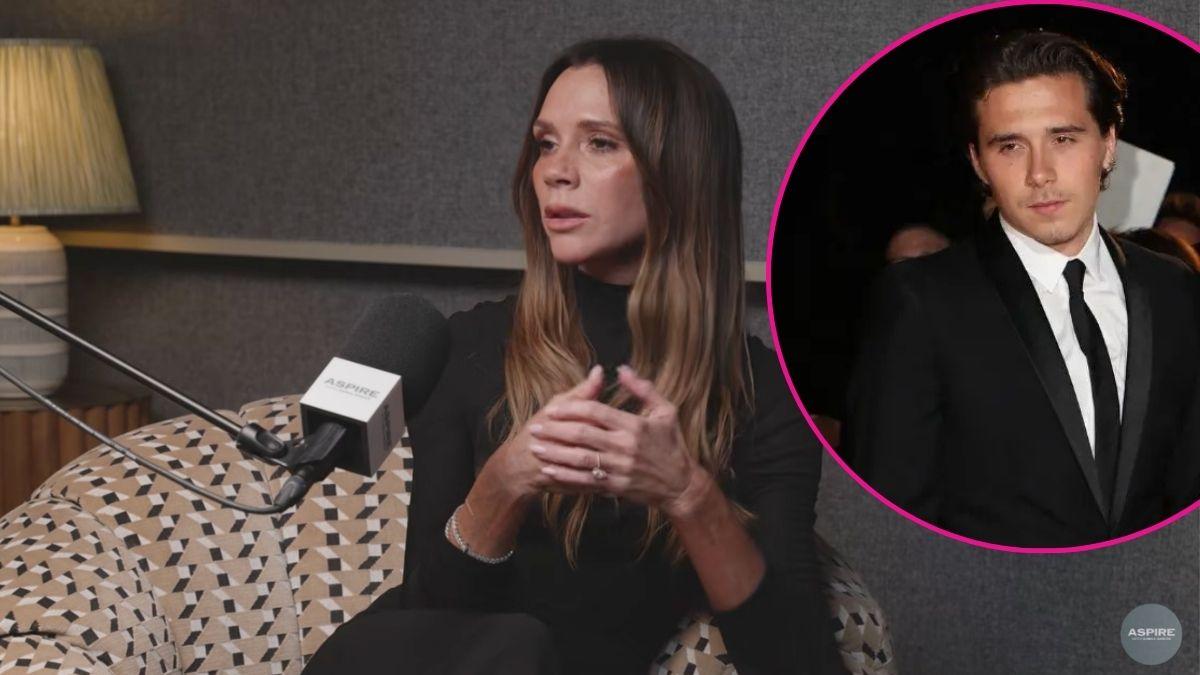 image of Victoria Beckham, inset of Brooklyn 