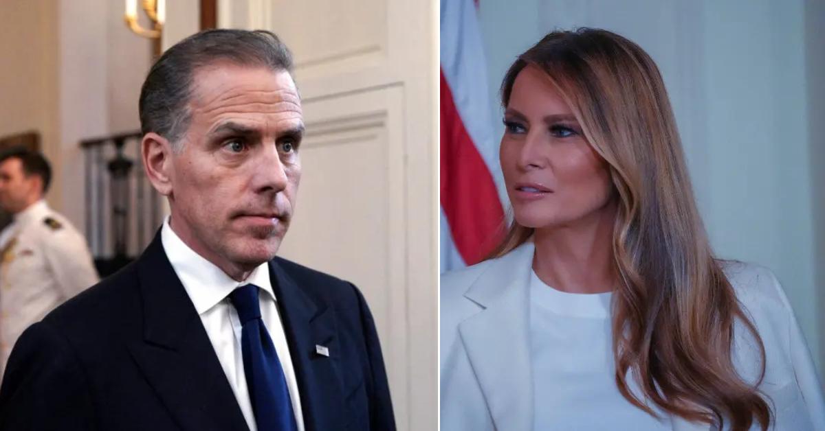 Image of Melania Trump warned Hunter Biden she would sue him for 'over $1 billion.'