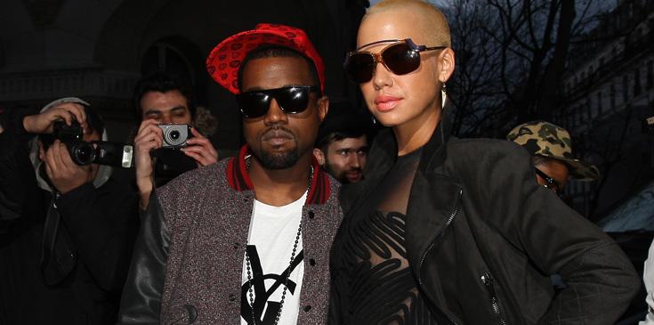 Amber rose kanye west