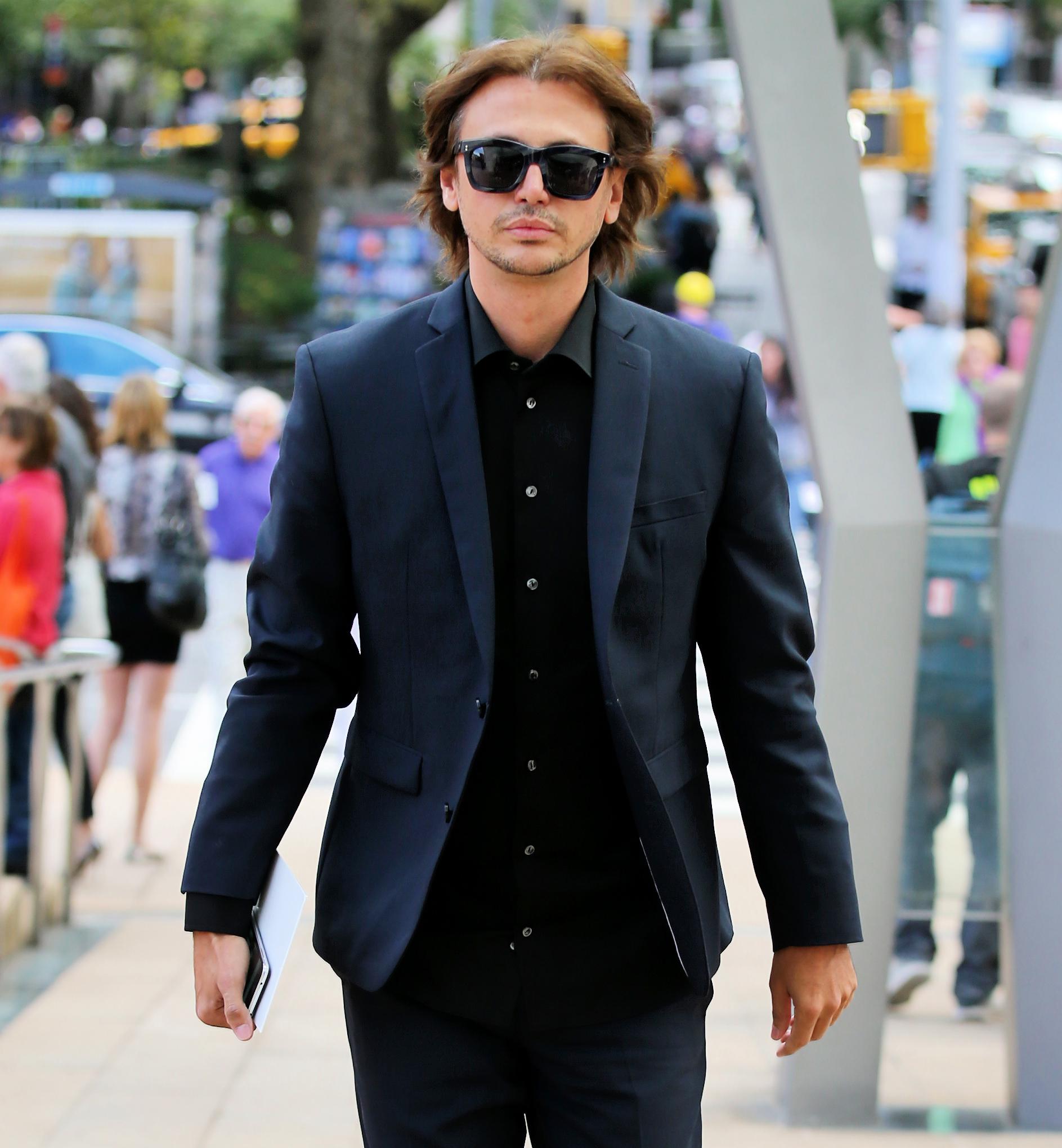 Publicist Jonathan Cheban attends the Dennis Basso fashion show at Lincoln Center on September 8, 2014 in New York City