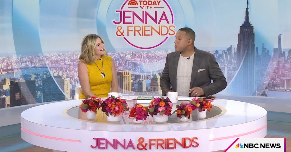 Image of Jenna Bush Hager and Craig Melvin co-host 'Today.'