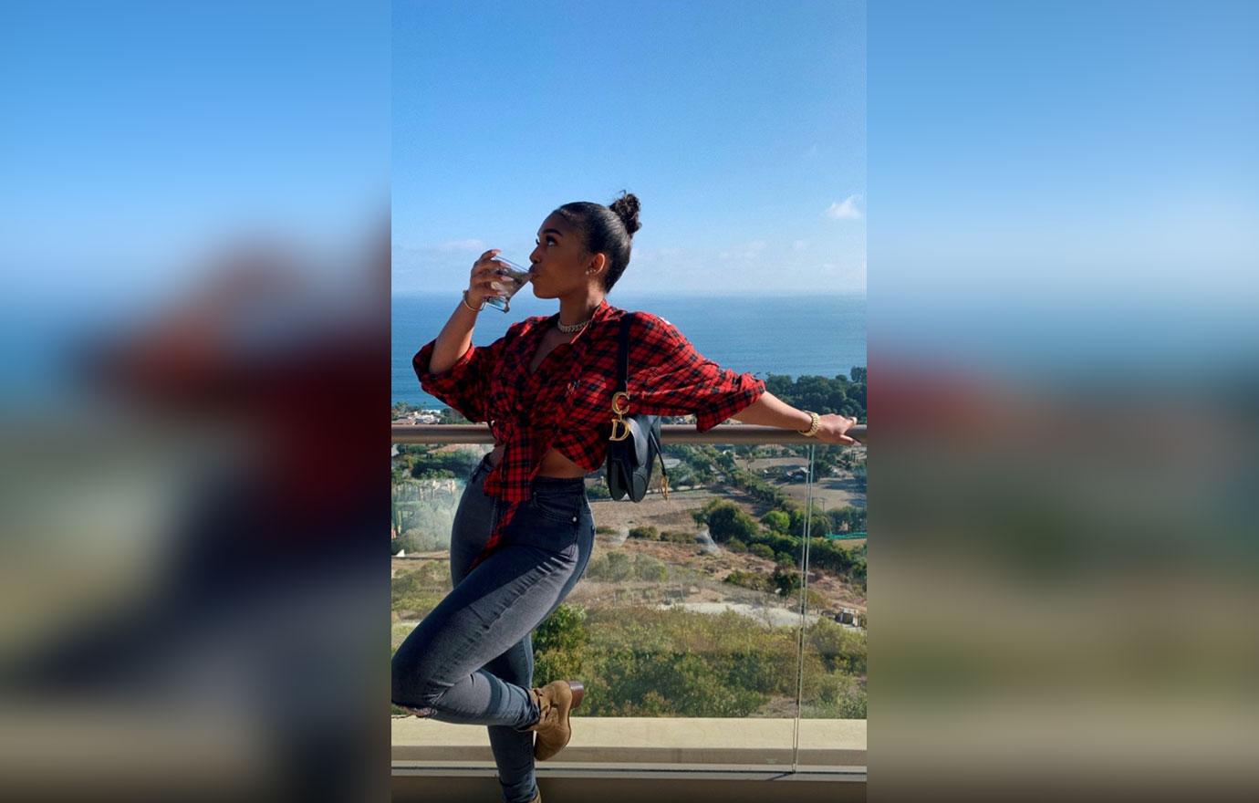 Lori Harvey Not Pregnant Diddy's Baby Flat Stomach Instagram