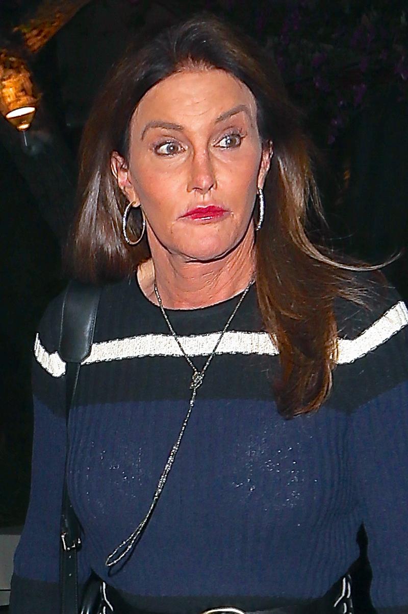 *EXCLUSIVE* Caitlyn Jenner dines at Il Piccolino