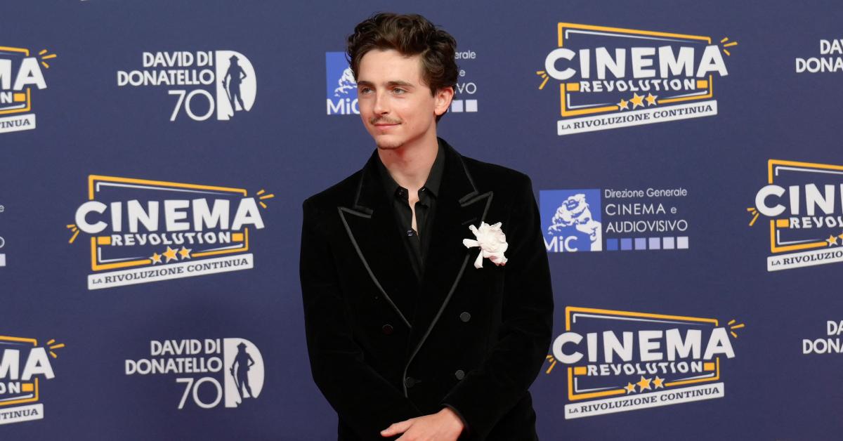 Image of Timothée Chalamet has been on a press tour for his film 'Marty Supreme.'