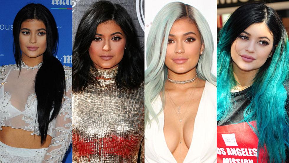 Kylie jenner hair evolution