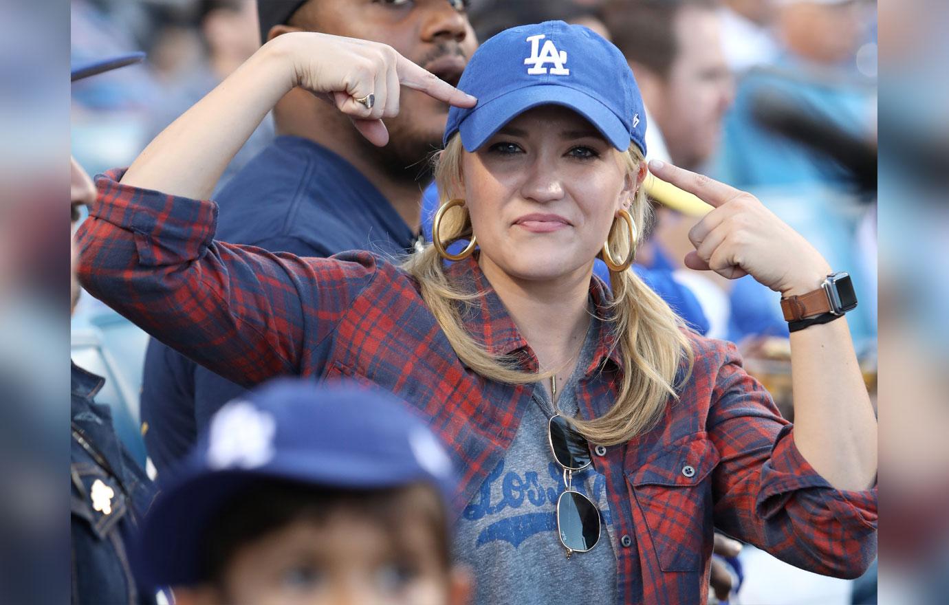 Celebrities At The Los Angeles Dodgers Game &#8211; League Championship Series &#8211; Milwaukee Brewers v Los Angeles Dodgers &#8211; Game Three