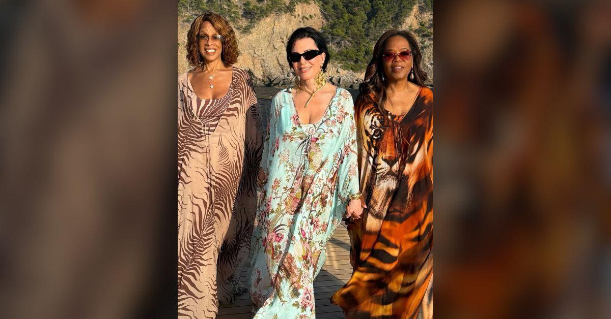 Photo of Gayle King, Kris Jenner and Oprah Winfrey