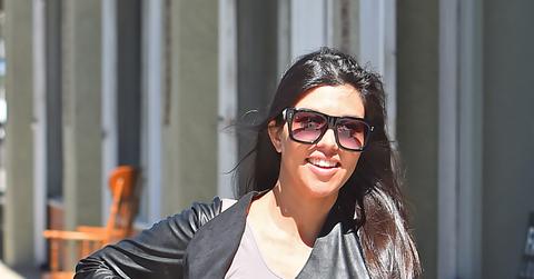 Pregnant Kourtney and Khloe Kardashian shop in West Hollywood