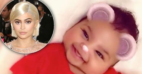 Kylie shares stormi videos snapchat adorable