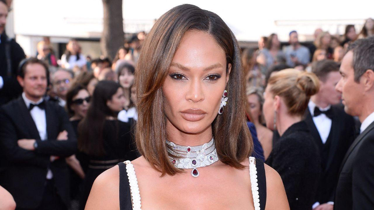 Image of Joan Smalls allegedly responded to a fan's question about Candice Swanepoel with a comment about 'backstabbers.'