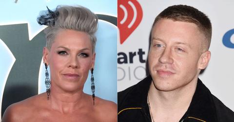 Split mage of Pink and Macklemore