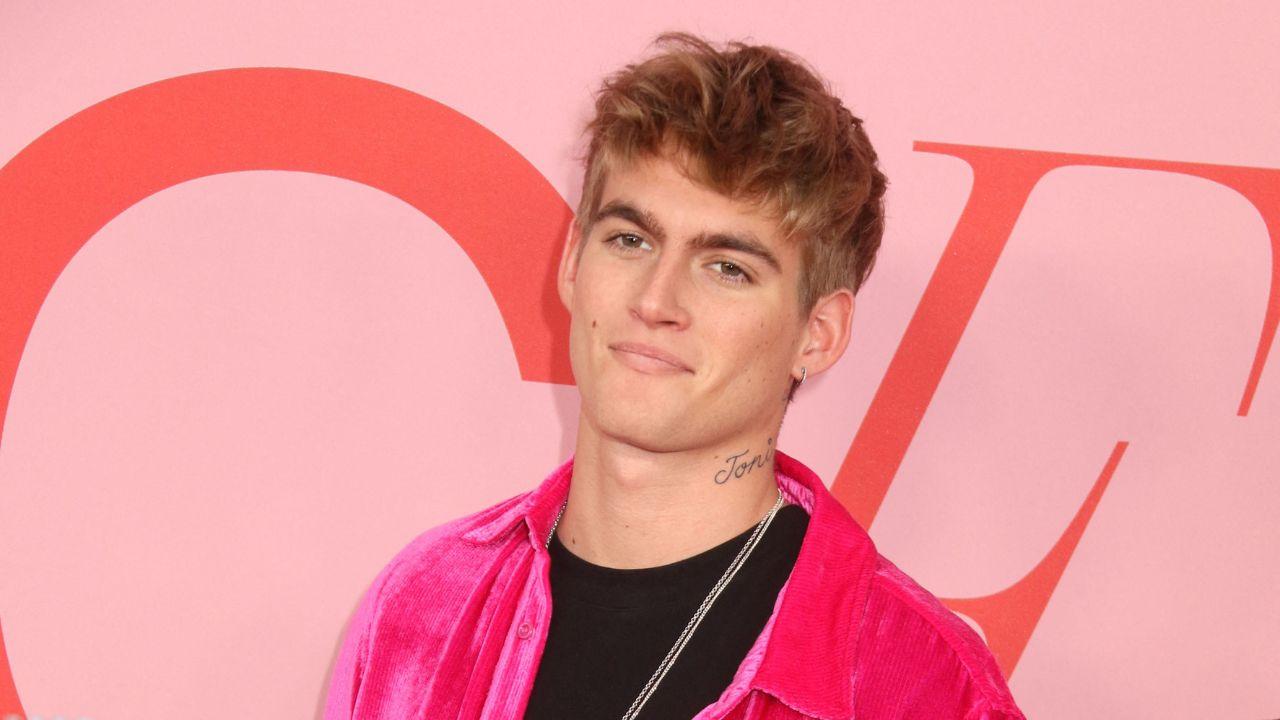 Image of Cindy Crawford called her son a 'warrior.'