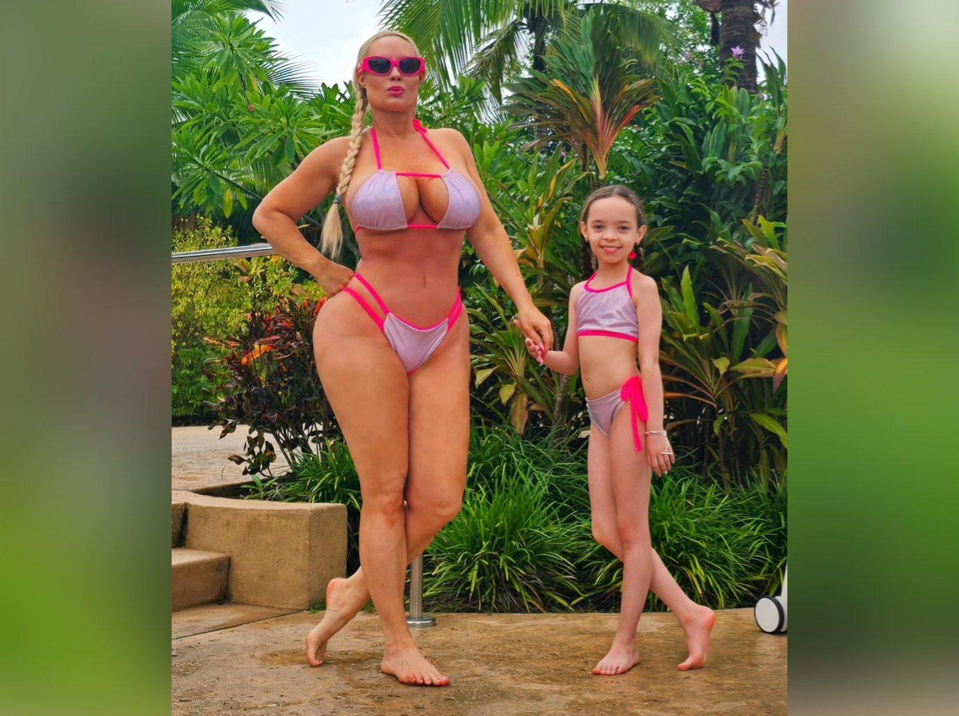 bikini coco austin backlash flaunting behind photos daughter chanel