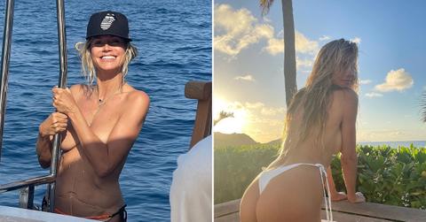 all the times heidi klum has posed nude pp