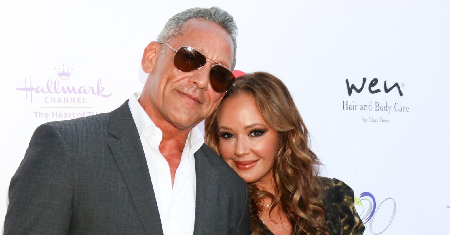 Photo of Leah Remini and Angelo Pagán.