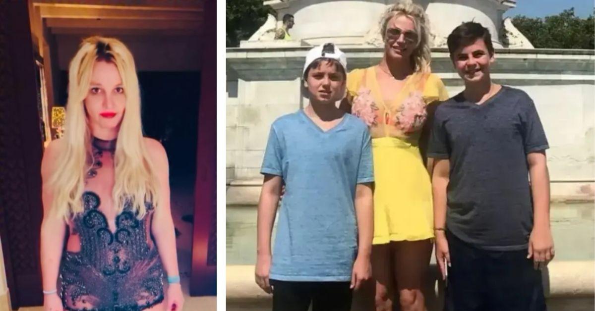 image of The singer hinted at future international shows with her son Jayden James Federline.