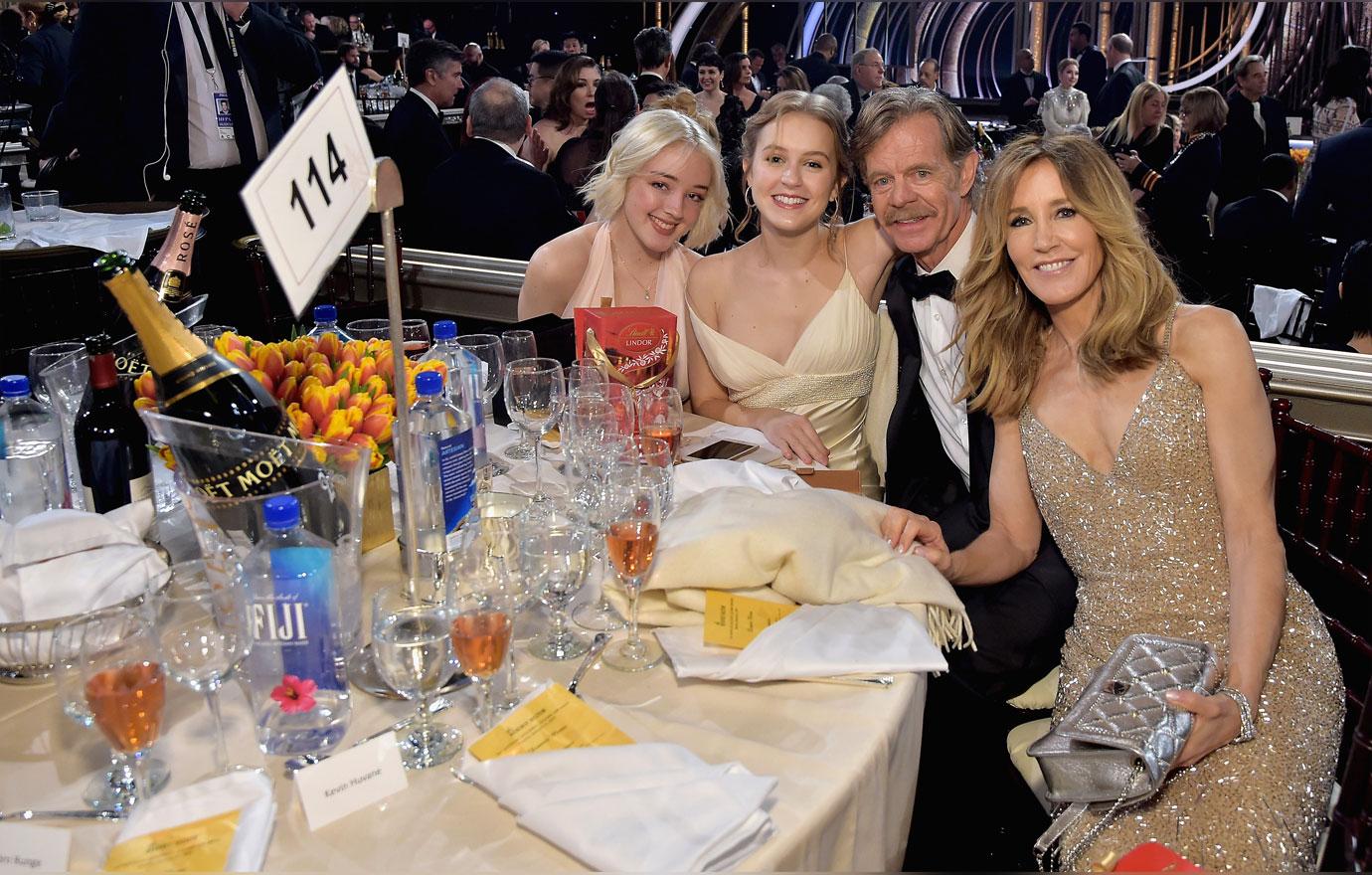 Felicity Huffman and family