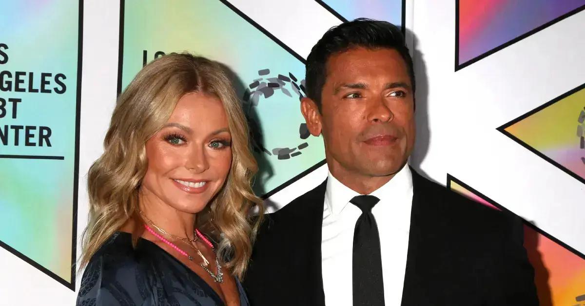Image of Mark Consuelos explained to Kelly Ripa the meaning of 'raw-dogging.'