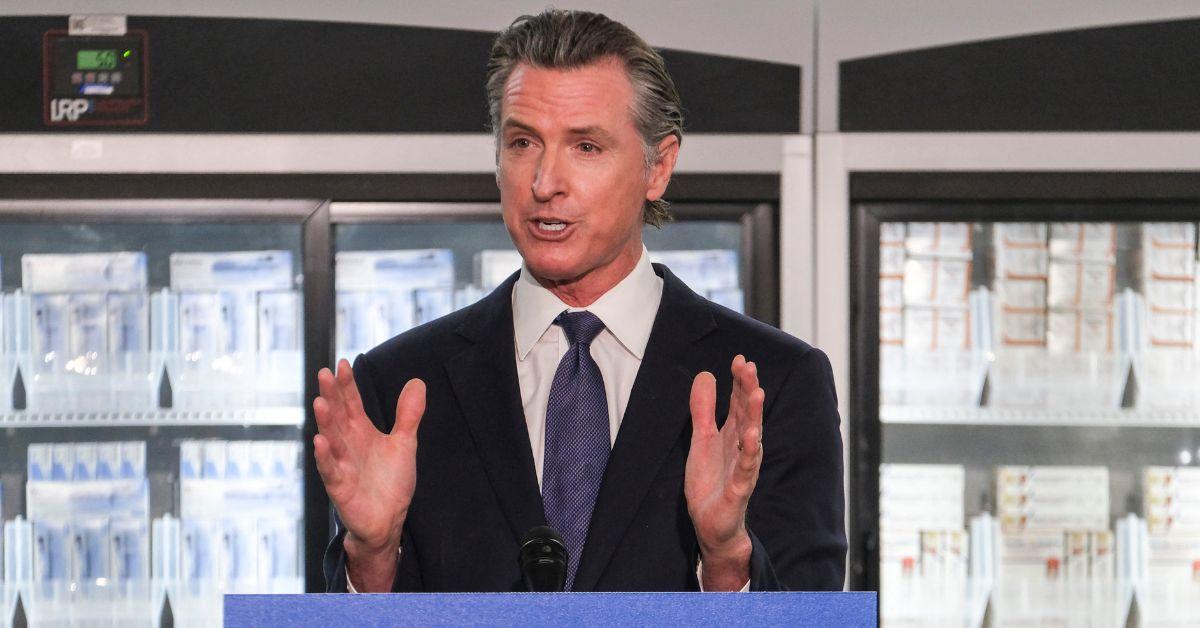 donald trump california governor gavin newsom newscum southern border