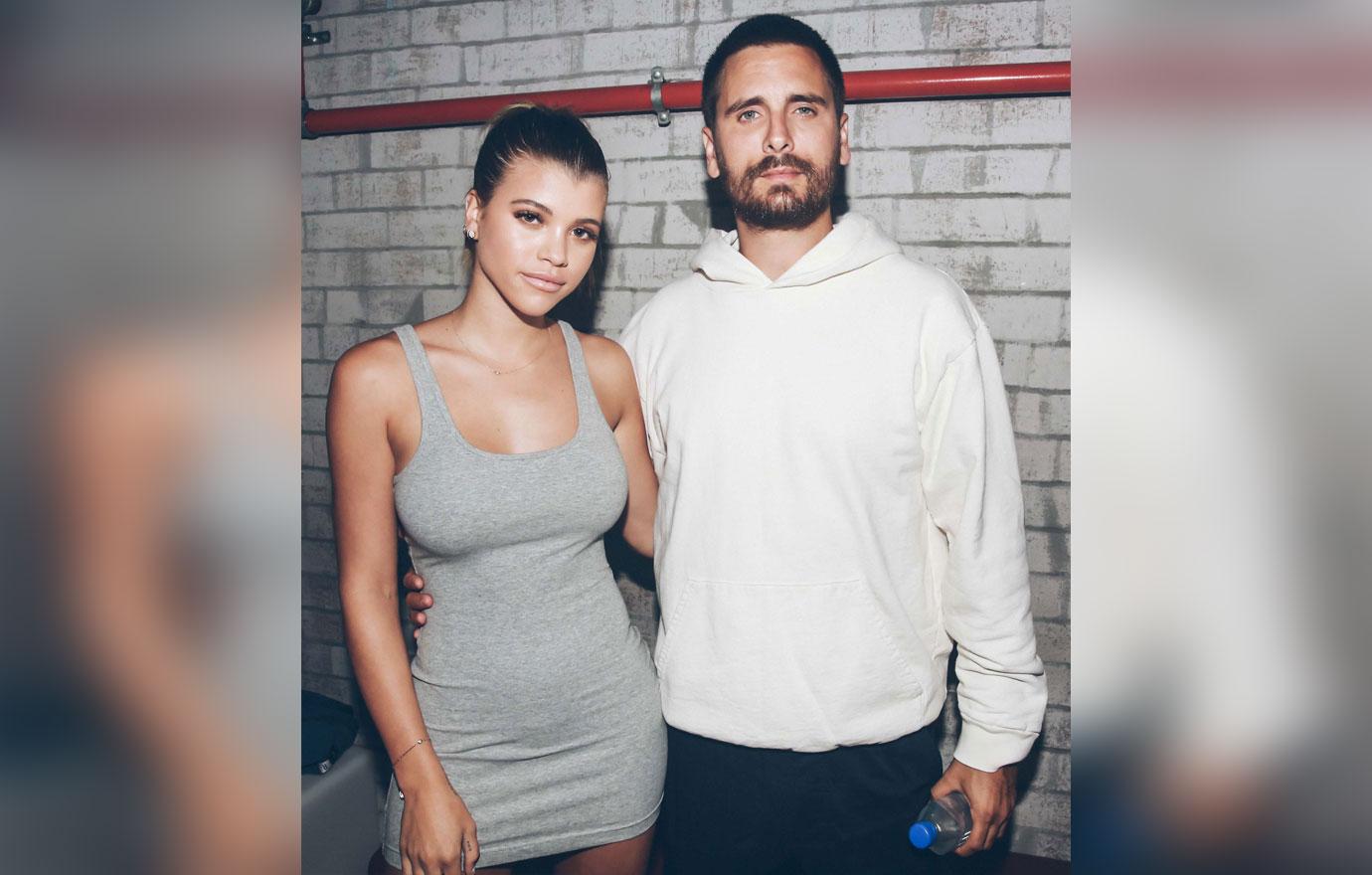 Scott Disick and Sofia Richie at Alumbra Night Club