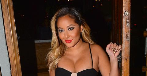 Adrienne Bailon has dinner at Aventine Hollywood with ‘B Real’ Cast Members