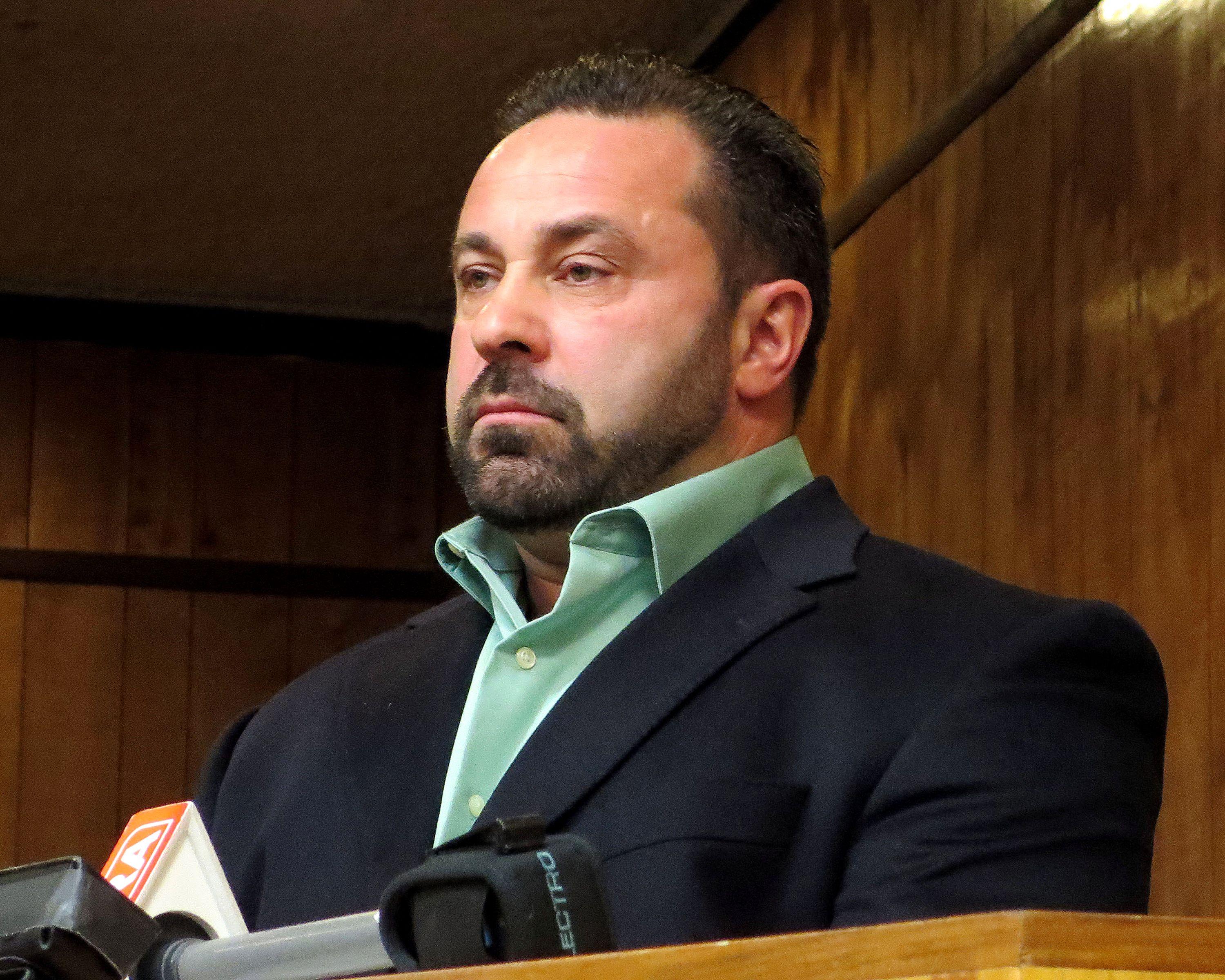 Joe Giudice court appreance, New Jersey, America - 02 Apr 2015