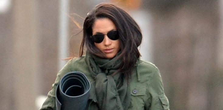 Meghan Markle heads to afternoon yoga in Toronto, Canada.