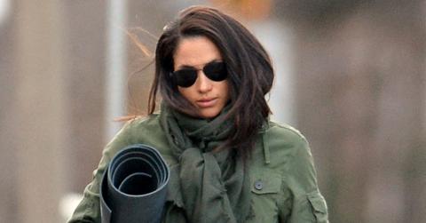 Meghan Markle heads to afternoon yoga in Toronto, Canada.