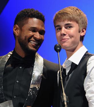 Usher Reveals Feelings on Justin Bieber & Selena Gomez! “I Think They ...