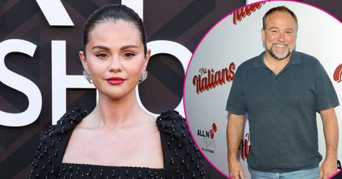 Split photo of Selena Gomez and David DeLuise