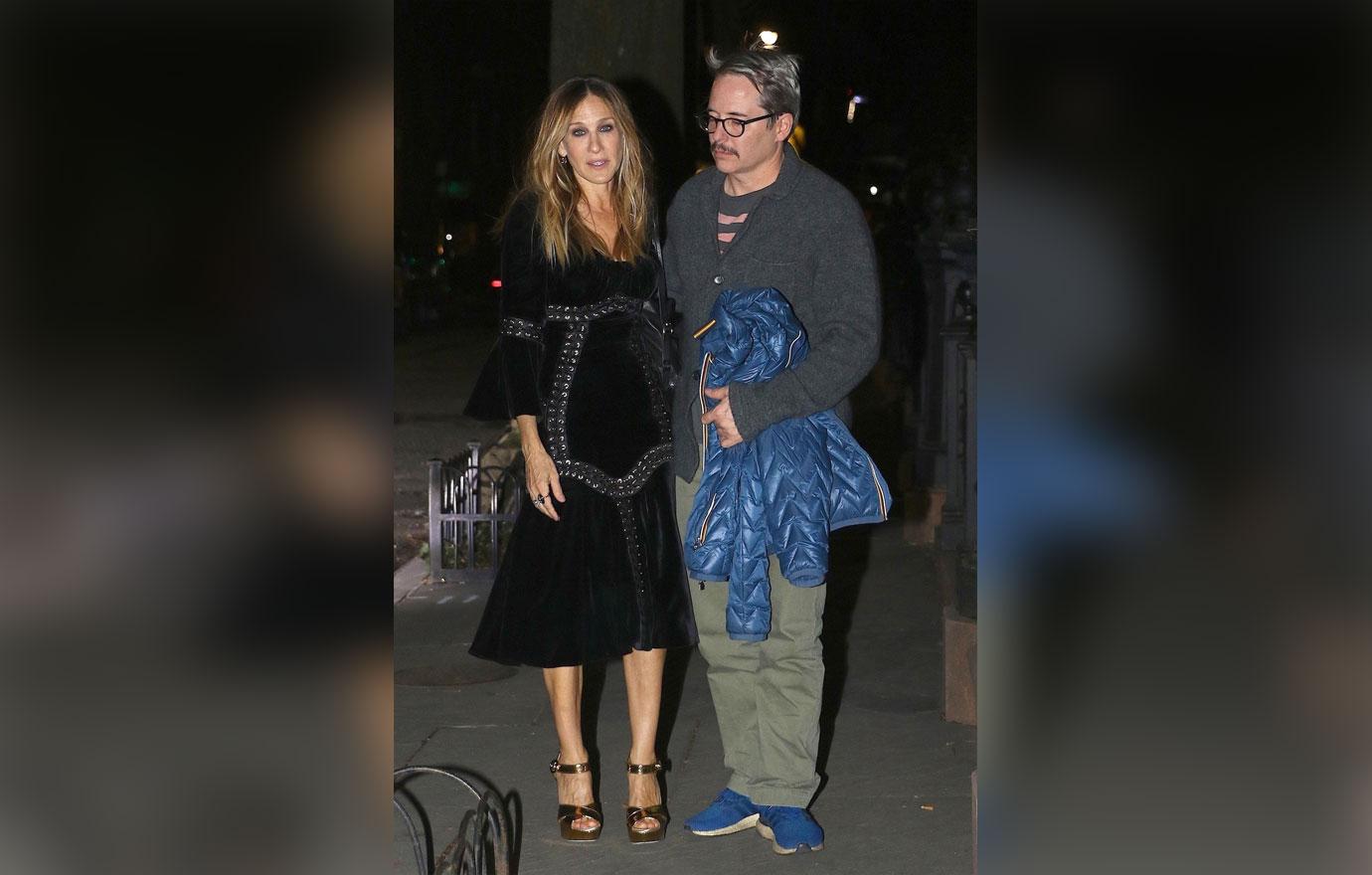 Sarah Jessica Parker and Matthew Broderick look tired after an event in NYC