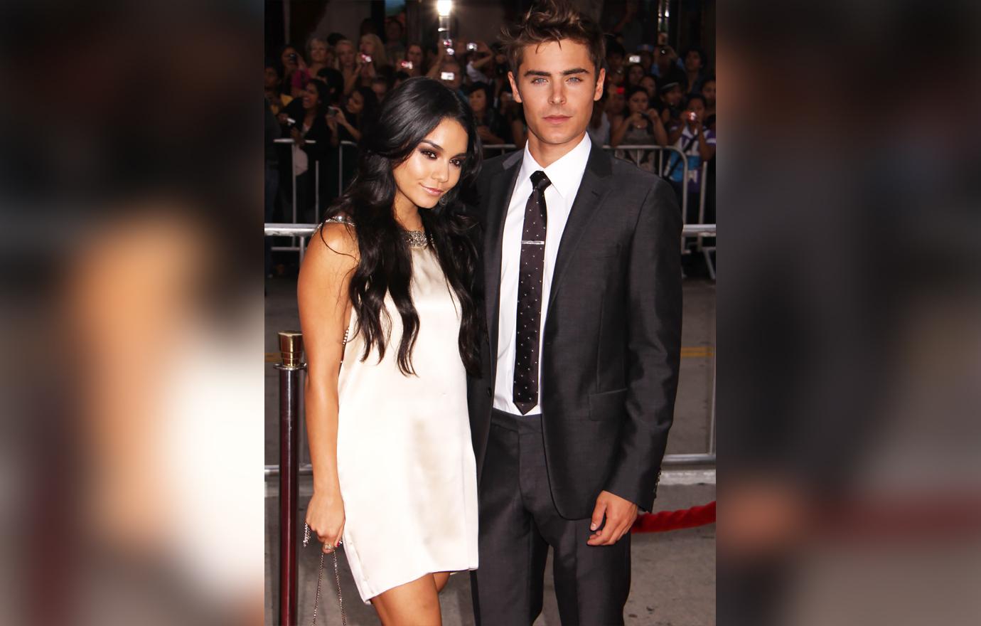 zac efron vanessa hudgens a look lack on celebrity teen romances gallery