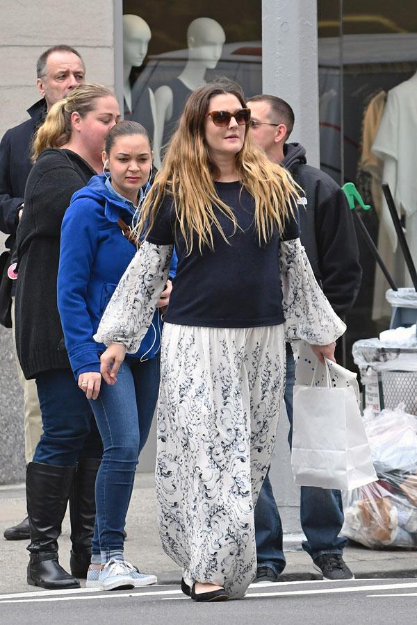 drew barrymore gains weight post divorce