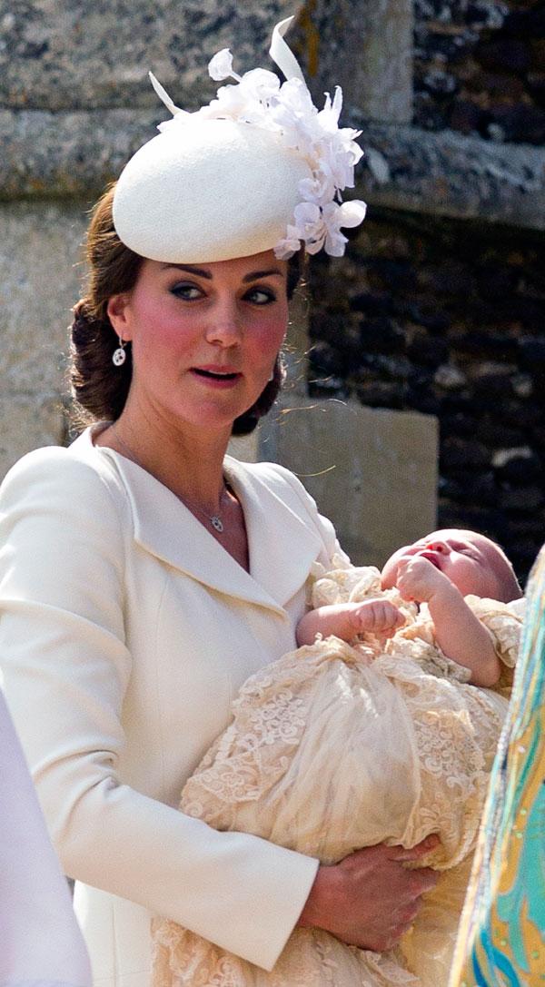 Princess charlotte christening diana kate middleton prince george