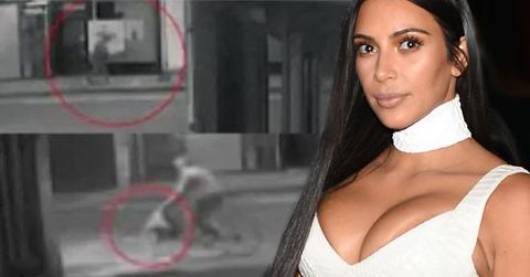 surveillance footage kim kardashian paris heist